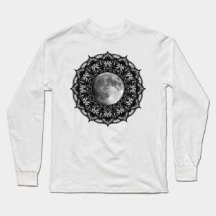 Moon Mandala Long Sleeve T-Shirt